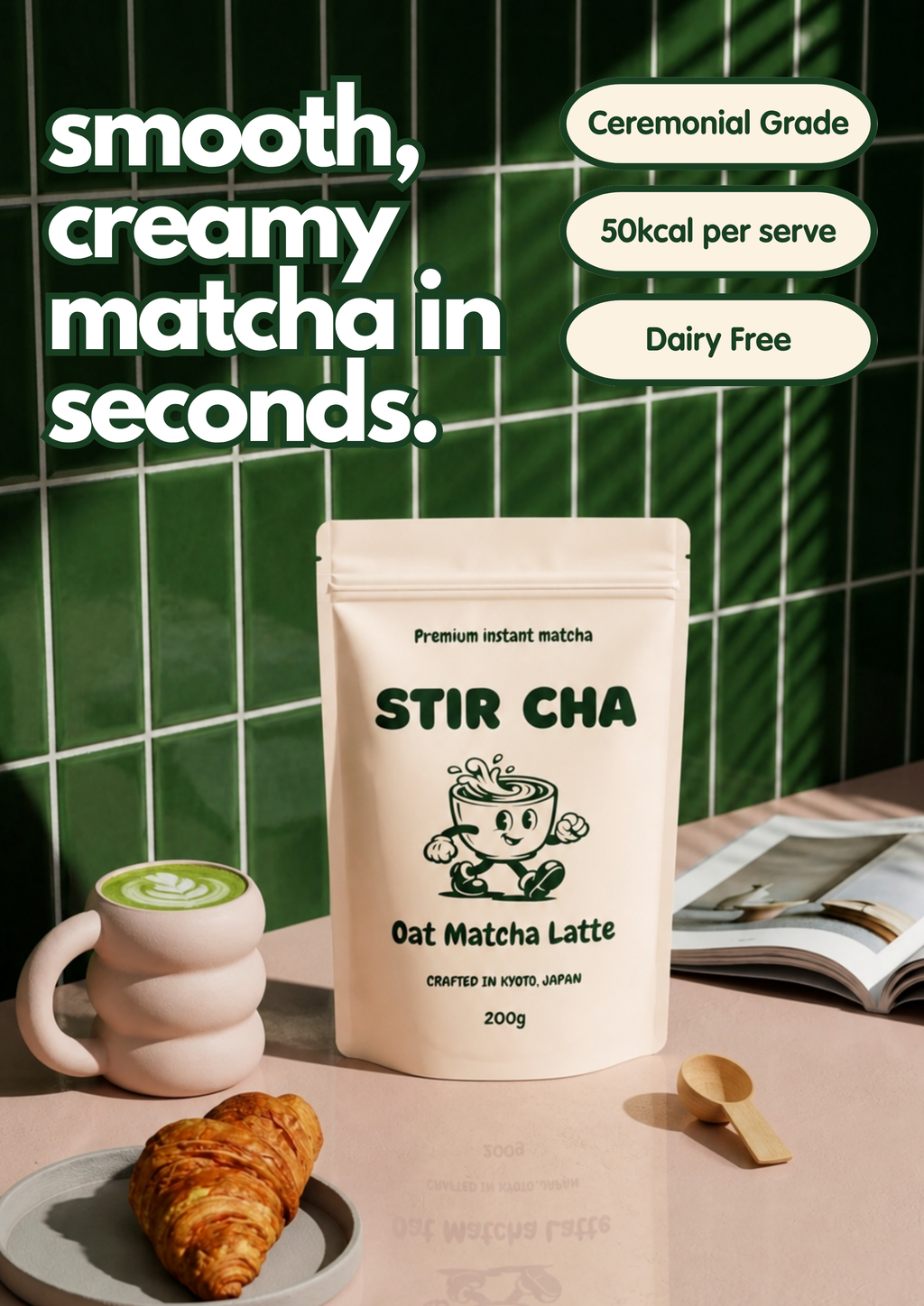 Oat Matcha Latte